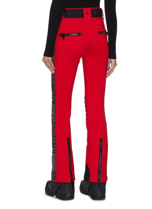 Back View - Click To Enlarge - GOLDBERGH - 'Rocky' belted softshell knee pads skinny performance ski pants