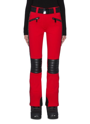 Main View - Click To Enlarge - GOLDBERGH - 'Rocky' belted softshell knee pads skinny performance ski pants
