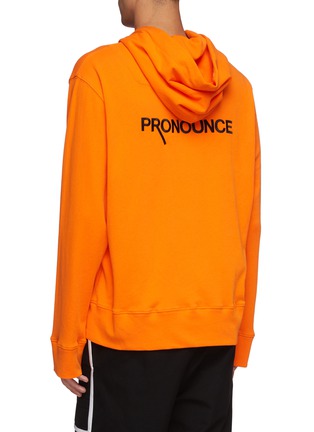 Back View - Click To Enlarge - LI-NING x PRONOUNCE - Logo embroidered hoodie
