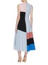 Back View - Click To Enlarge - ROKSANDA - 'Joanna' colourblock flared sleeveless dress