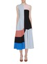 Main View - Click To Enlarge - ROKSANDA - 'Joanna' colourblock flared sleeveless dress