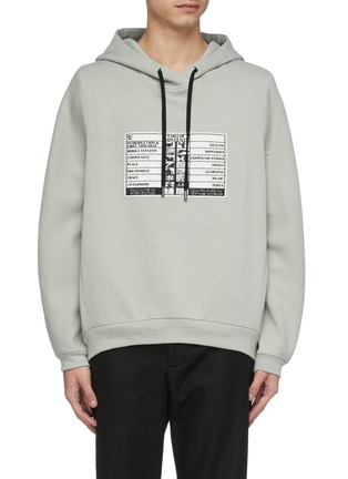 Main View - Click To Enlarge - FFIXXED STUDIOS - Graphic patch hoodie