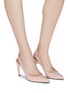 Figure View - Click To Enlarge - NICHOLAS KIRKWOOD - 'Mia' faux pearl patent leather slingback pumps