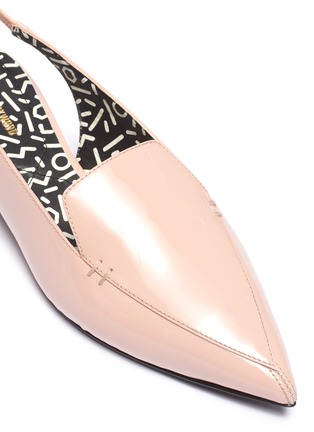Detail View - Click To Enlarge - NICHOLAS KIRKWOOD - 'Beya' patent leather slingback loafers