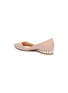  - NICHOLAS KIRKWOOD - 'Suzi' faux pearl heel d'Orsay leather flats
