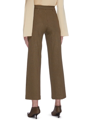 Back View - Click To Enlarge - ROSETTA GETTY - Check houndstooth straight leg pants