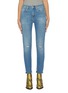 Main View - Click To Enlarge - RAG & BONE - 'Nina' ripped knee skinny jeans