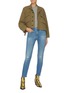 Figure View - Click To Enlarge - RAG & BONE - 'Nina' ripped knee skinny jeans