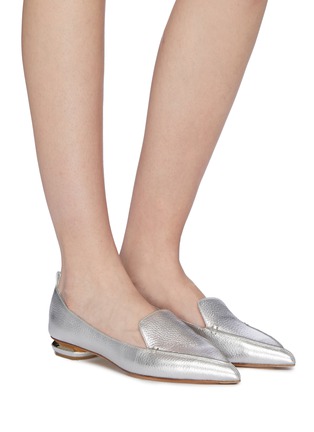 nicholas kirkwood silver shoes