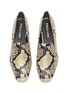 Detail View - Click To Enlarge - STELLA LUNA - 'Lenny' snake embossed leather loafers
