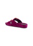  - STELLA LUNA - Turnlock buckle velvet slide sandals