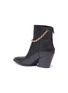 - STELLA LUNA - 'Nevada' chain strap leather ankle boots