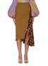Main View - Click To Enlarge - SILVIA TCHERASSI - 'Dolly' mixed check plaid asymmetric skirt