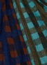 Detail View - Click To Enlarge - SILVIA TCHERASSI - 'Dorothy' belted mixed check asymmetric pleated midi skirt