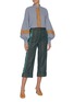 Figure View - Click To Enlarge - SILVIA TCHERASSI - Dacil' plaid sequin outseam pants