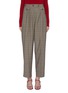 Main View - Click To Enlarge - MIJEONG PARK - Button waist check plaid suiting pants
