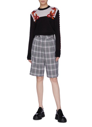 Figure View - Click To Enlarge - SNOW XUE GAO - 'Andres' check plaid shorts