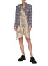 Figure View - Click To Enlarge - SNOW XUE GAO - 'Gracie' padded shoulder flap pocket check plaid blazer