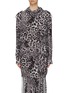 Main View - Click To Enlarge - NORMA KAMALI - Leopard print hooded cargo jacket