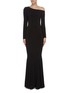 Main View - Click To Enlarge - NORMA KAMALI - One shoulder fishtail gown