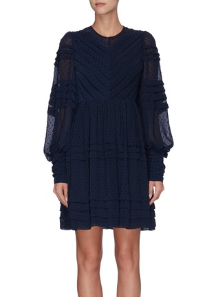 Main View - Click To Enlarge - ZIMMERMANN - 'Sabotage' folded mini dress
