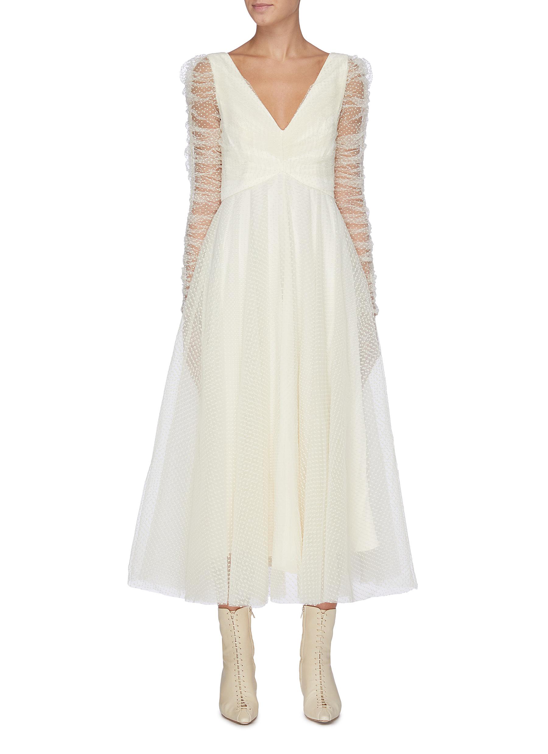 zimmermann v neck dress