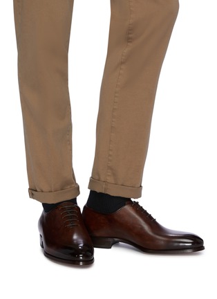 Figure View - Click To Enlarge - MAGNANNI - Leather Oxfords