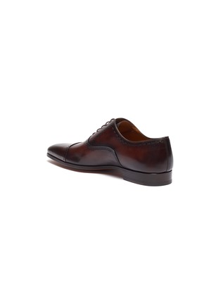  - MAGNANNI - Stitched leather Oxfords