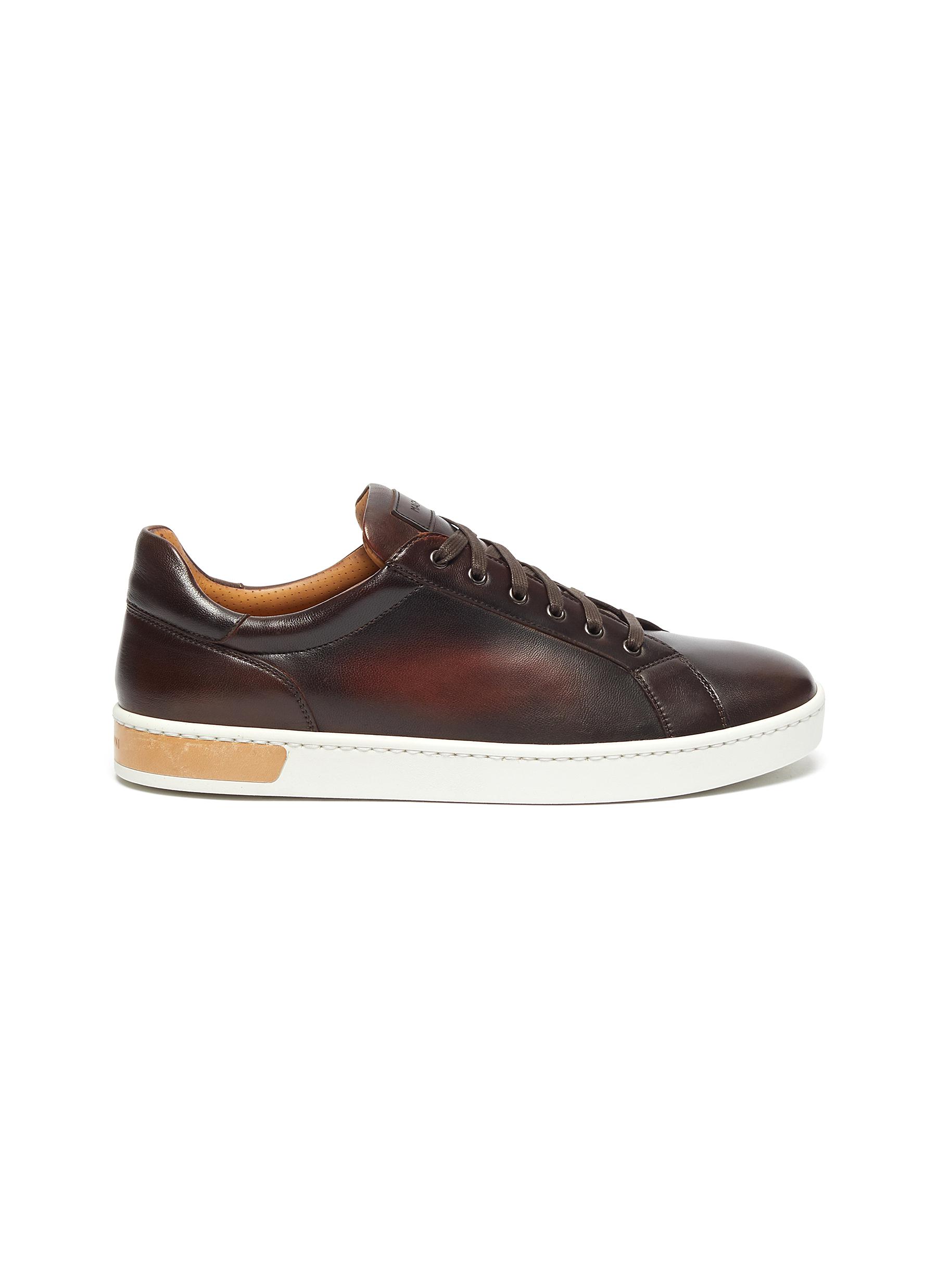 Magnanni Leather Sneakers | ModeSens