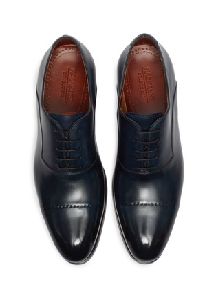 Detail View - Click To Enlarge - MAGNANNI - Panelled leather Oxfords