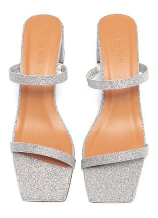 Detail View - Click To Enlarge - BY FAR - 'Tanya' glittered sandals
