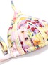  - PEONY - 'Tutti Fruitti' floral print Econyl™ string bikini top