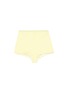 Main View - Click To Enlarge - PEONY - 'Banana' chevron rib knit high waist bikini shorts