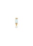Main View - Click To Enlarge - ALIITA - Aquamarine pearl 9k yellow gold single earring