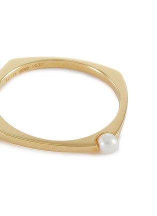 Detail View - Click To Enlarge - ALIITA - Pearl 9k yellow gold ring
