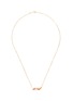 Main View - Click To Enlarge - ALIITA - 'Nadadora Completo' swimmer pendant 9k yellow gold necklace