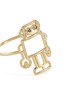 Detail View - Click To Enlarge - ALIITA - 'Robot' charm sapphire 9k yellow gold ring