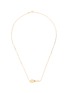 Main View - Click To Enlarge - ALIITA - 'Tennis' racket pendant 9k yellow gold necklace