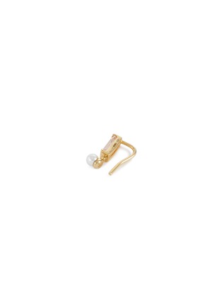 Detail View - Click To Enlarge - ALIITA - Gemstone pearl 9k yellow gold drop single earring