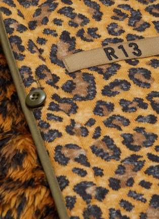  - R13 - Leopard print oversized jacket