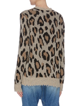 Back View - Click To Enlarge - R13 - Leopard intarsia sweater