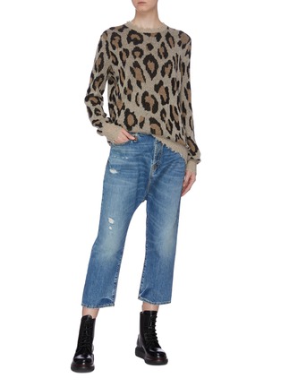 Figure View - Click To Enlarge - R13 - Leopard intarsia sweater
