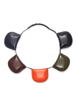 Figure View - Click To Enlarge - LOEWE - Multi leather pocket headband