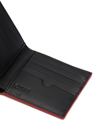 Detail View - Click To Enlarge - LOEWE - Logo embossed bifold wallet