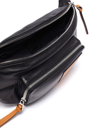 Detail View - Click To Enlarge - LOEWE - Logo patch padded waistbag