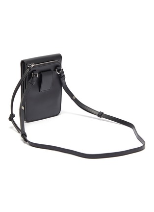 Detail View - Click To Enlarge - LOEWE - Flap leather gusset crossbody pouch