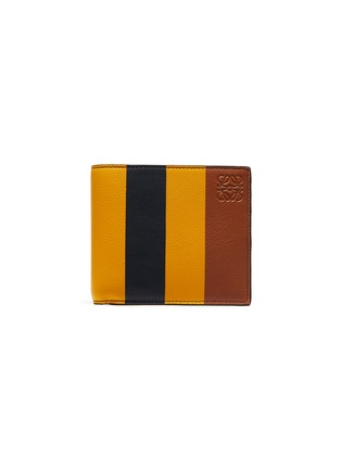 Main View - Click To Enlarge - LOEWE - Rugby stripe leather bifold wallet