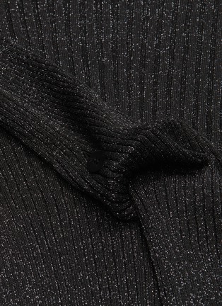  - ROLAND MOURET - 'Kiruna' split cuff metallic sweater