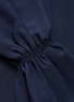  - ROLAND MOURET - 'Condor' cutout shoulder sash drape top