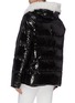 Back View - Click To Enlarge - YVES SALOMON - Hooded puffer jacket